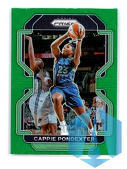 2022 Panini Prizm WNBA Green Prizm #23 Cappie Pondexter New York Liberty